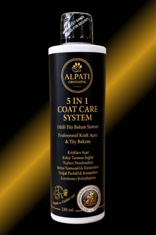 5 in 1 Coat Care System Profesyonel Kıtık Açıcı & Tüy Bakım Formülü 250 ml